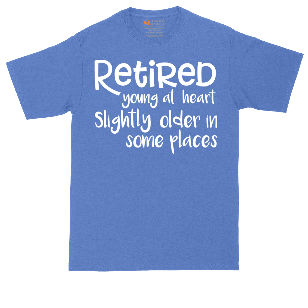 Retired Young at Heart | Mens Tall T-Shirt