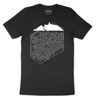 Cube Castle Maze Maze - Mens T-Shirt - Sizes S - 6XL