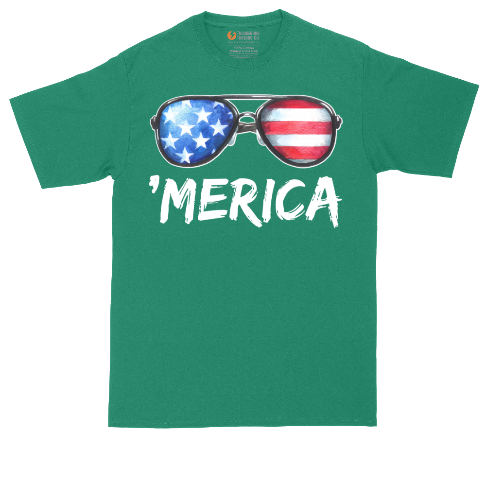Flag Sun Glasses | Mens Tall T-Shirt