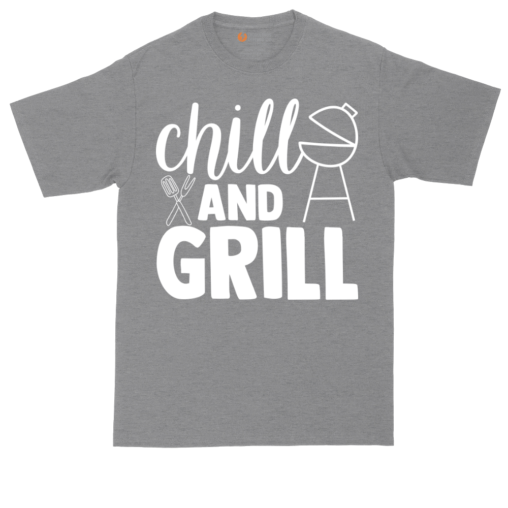 Chill and Grill | Mens Tall T-Shirt