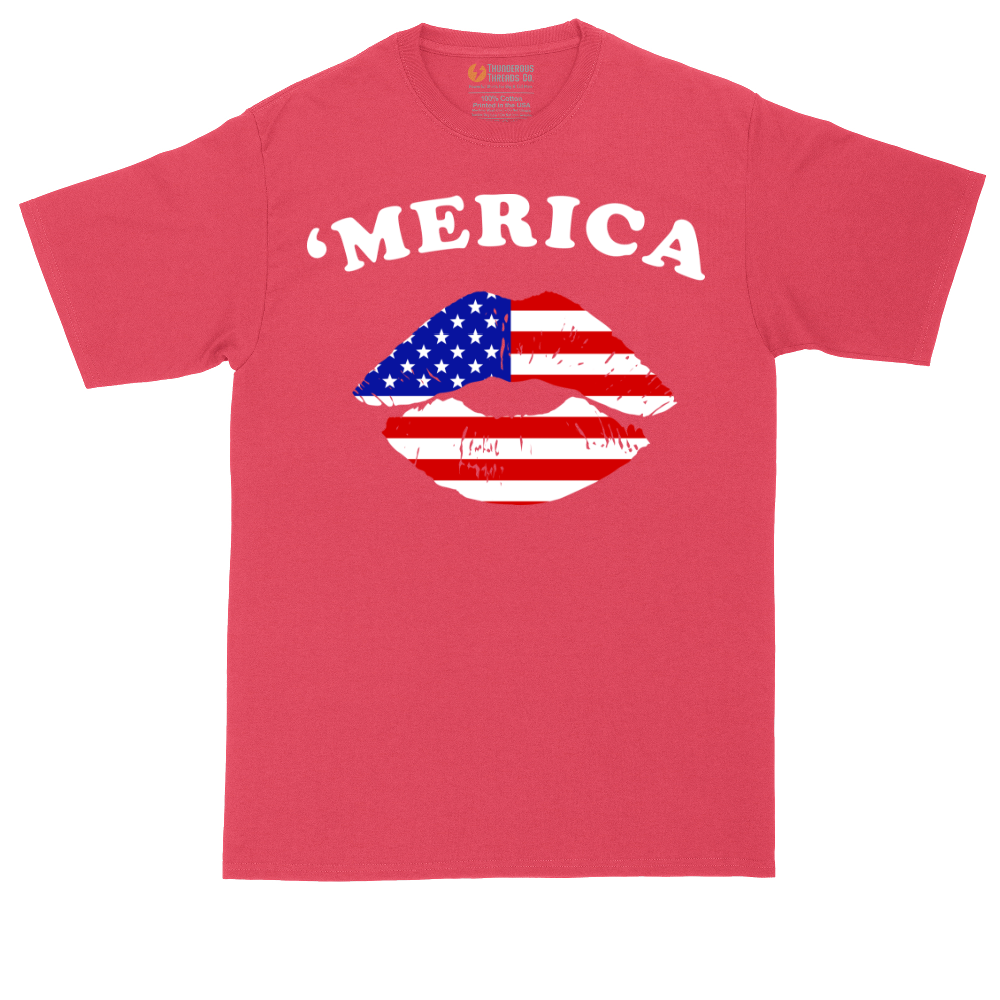 America Lips | Mens Tall T-Shirt