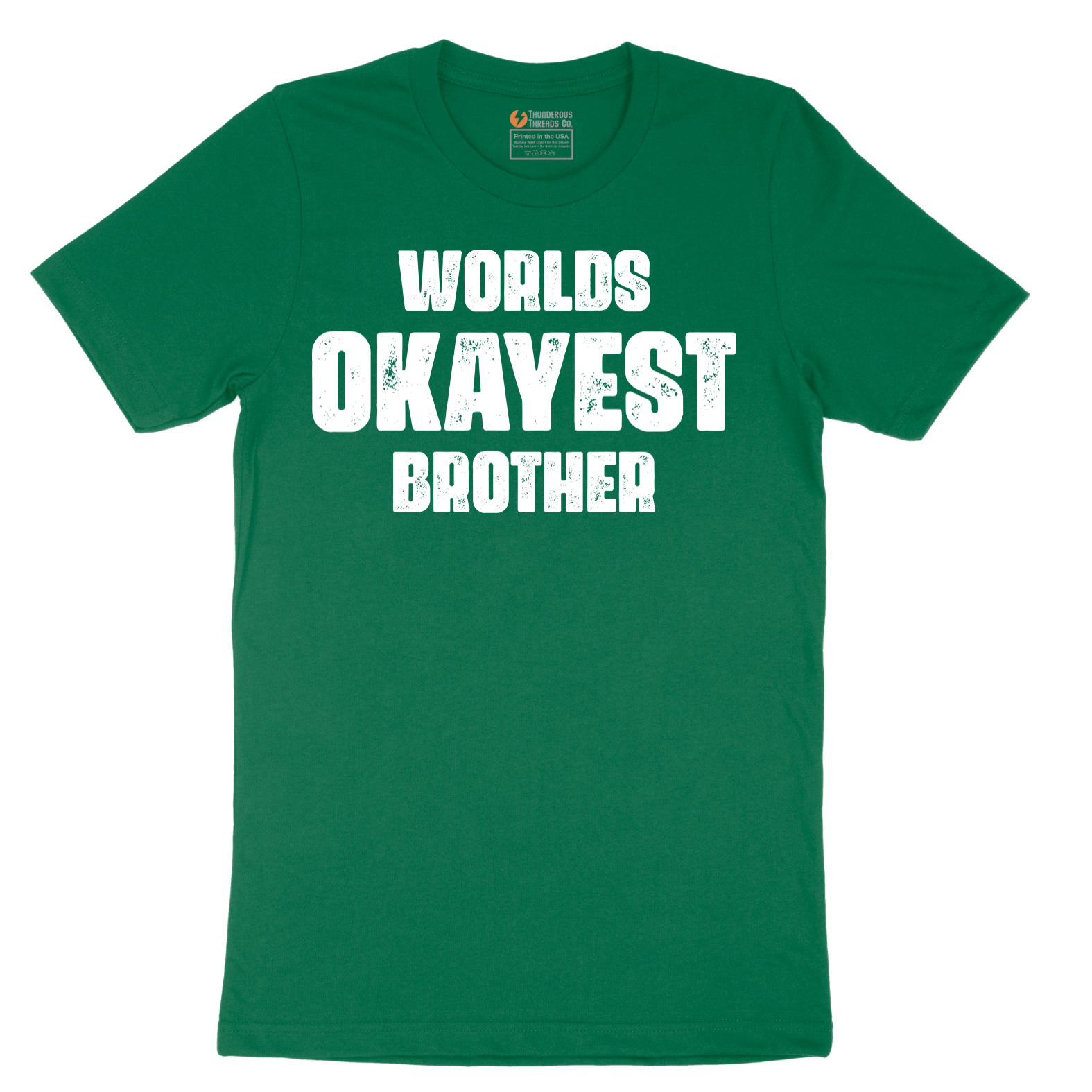 Worlds Okayest Brother - Mens T-Shirt - Sizes S - 6XL