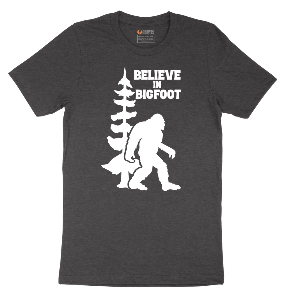Believe in Bigfoot - Mens T-Shirt - Sizes S - 6XL