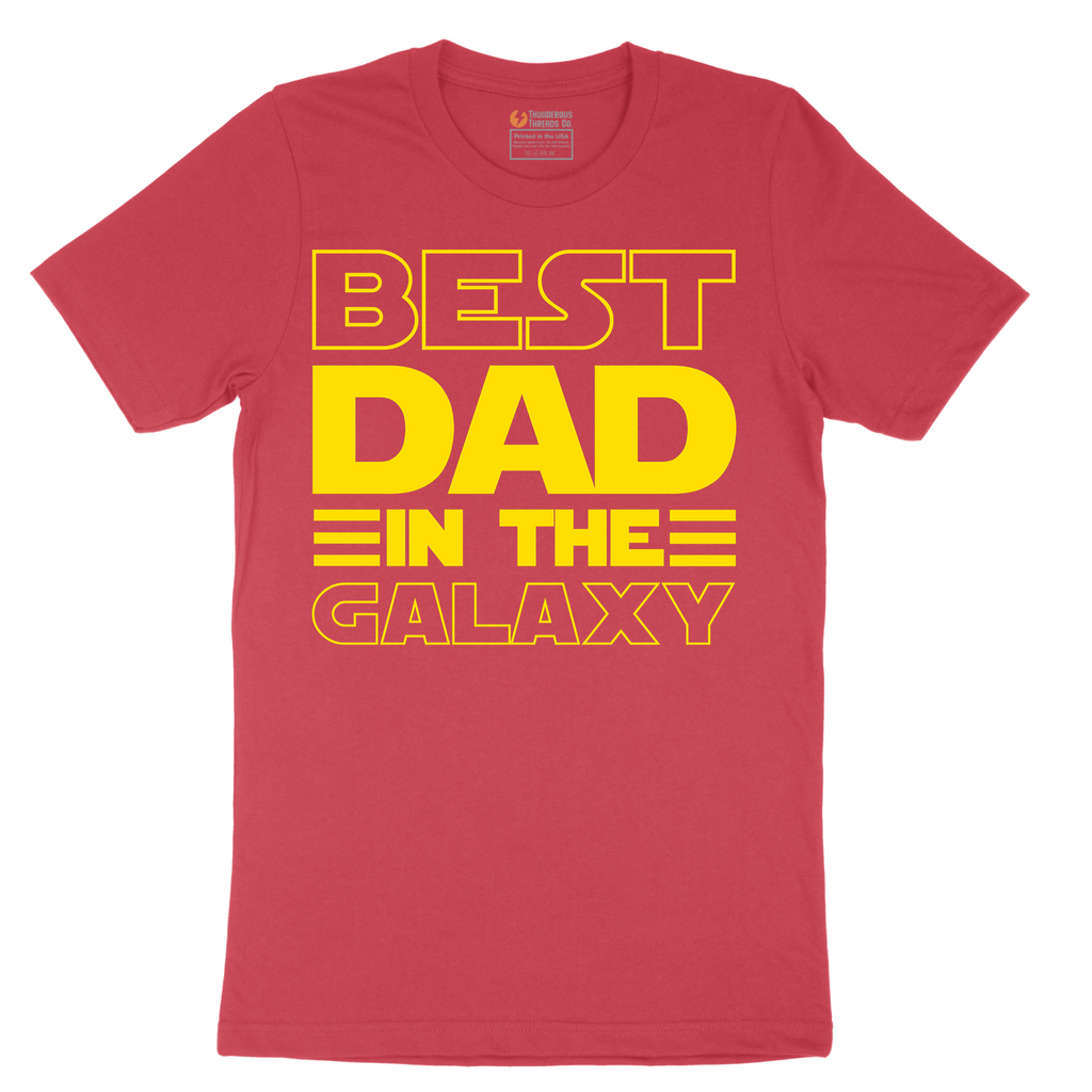 Best Dad in the Galaxy - Mens T-Shirt - Sizes S - 6XL