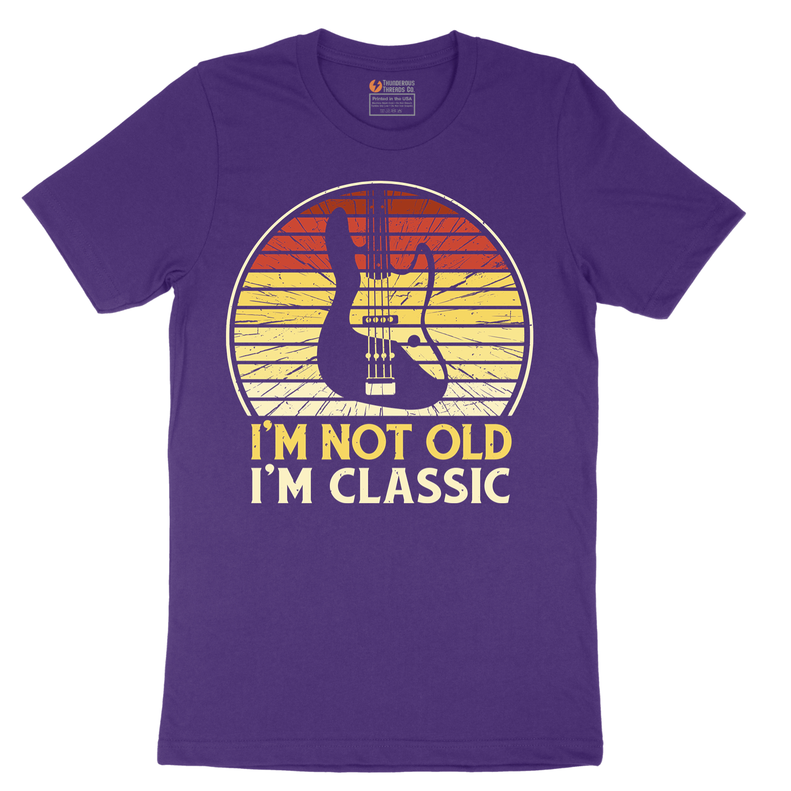 I'm Not Old I'm Classic Guitar Version - Mens T-Shirt - Sizes S - 6XL