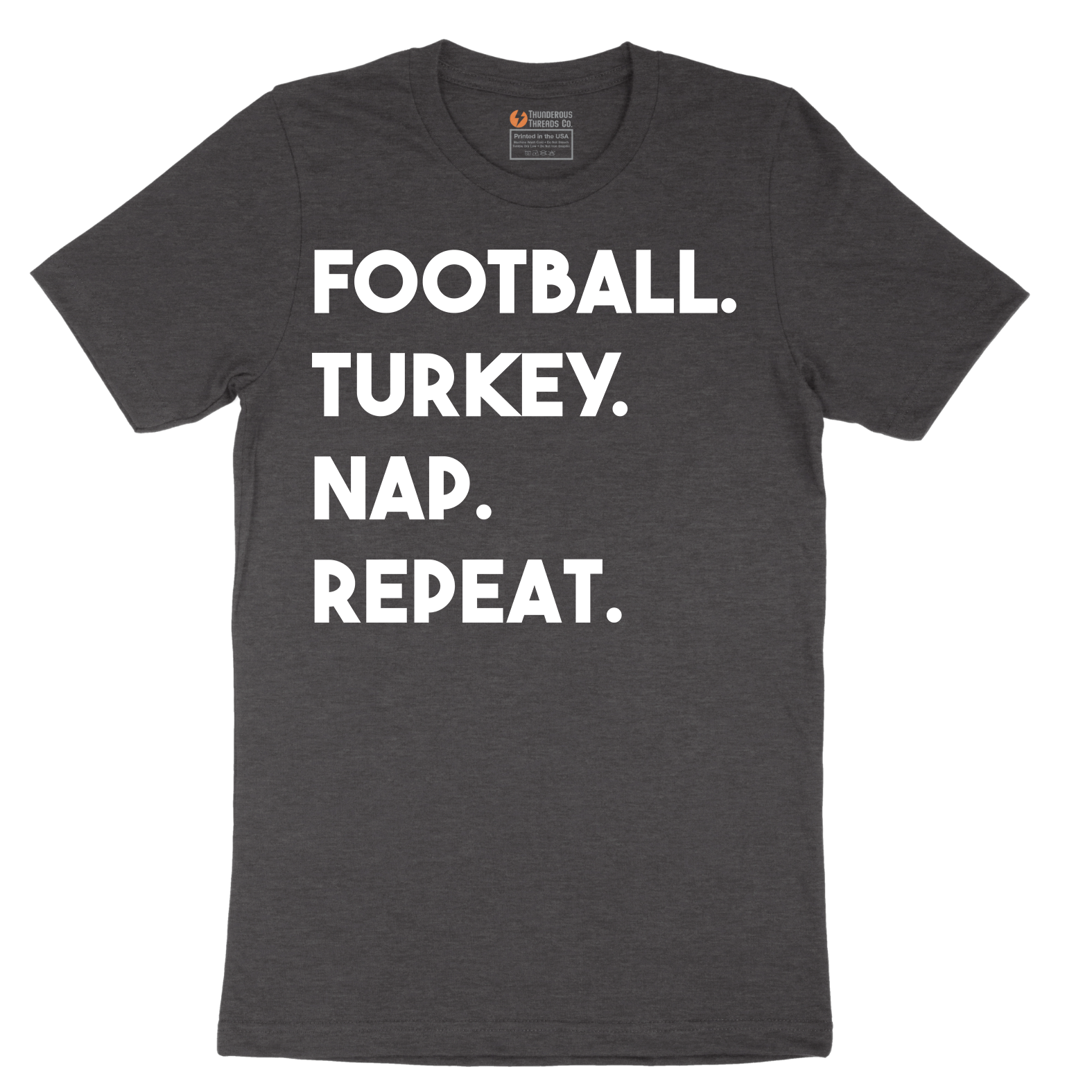 Football Turkey Nap Repeat - Mens T-Shirt - Sizes S - 6XL