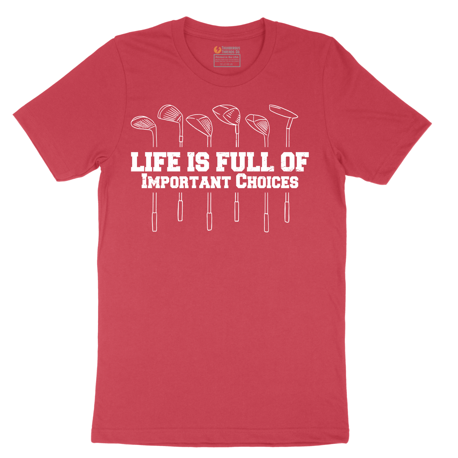 Life is Full of Important Choices - Mens T-Shirt - Sizes S - 6XL