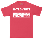 Introverts - Social Distancing Champions | Mens Tall T-Shirt