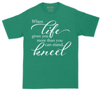 When Life Give You More Than You Can Stand | Mens Tall T-Shirt
