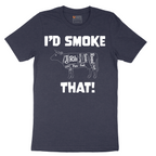 I'd Smoke That Beef Version - Mens T-Shirt - Sizes S - 6XL