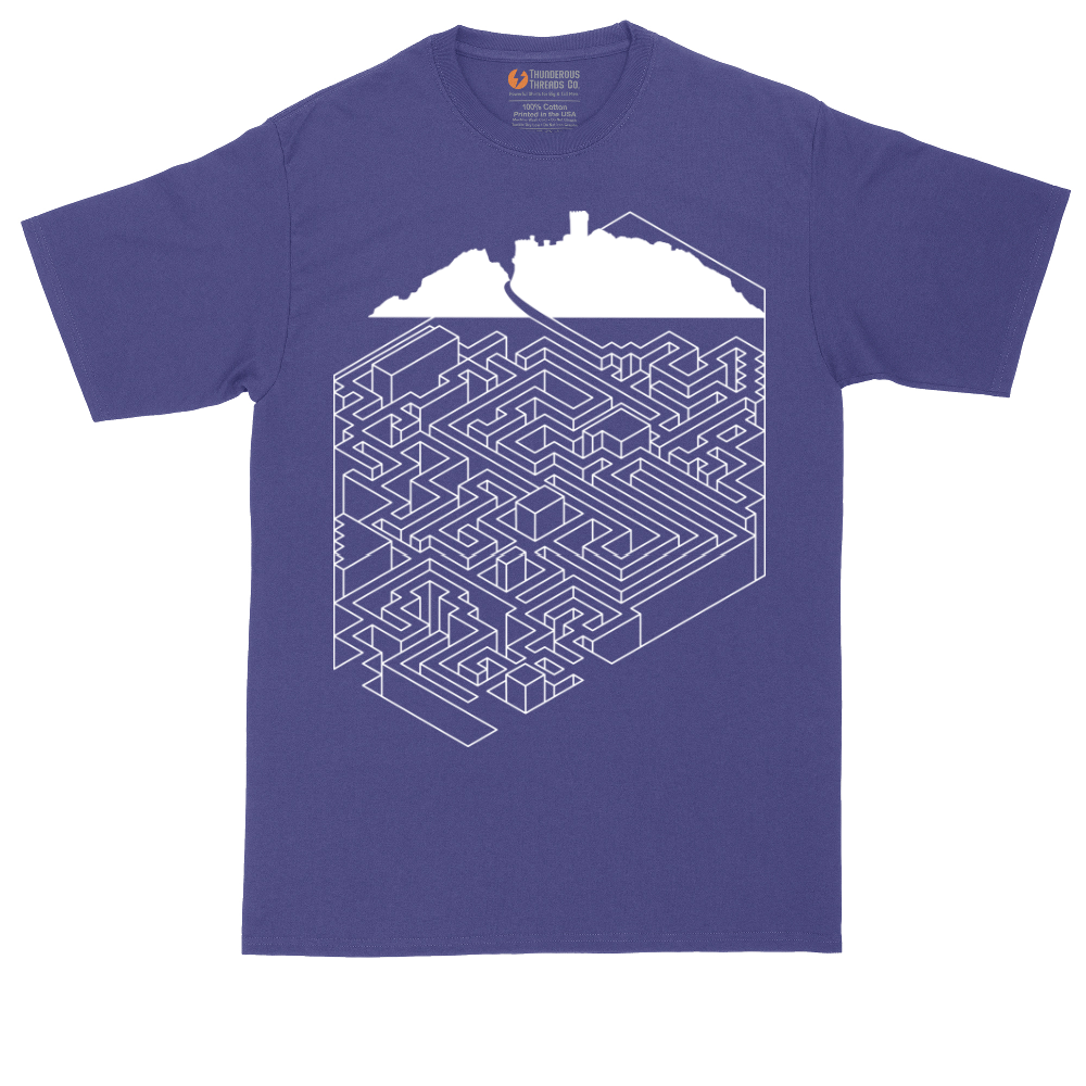Cube Castle Maze Maze | Mens Tall T-Shirt
