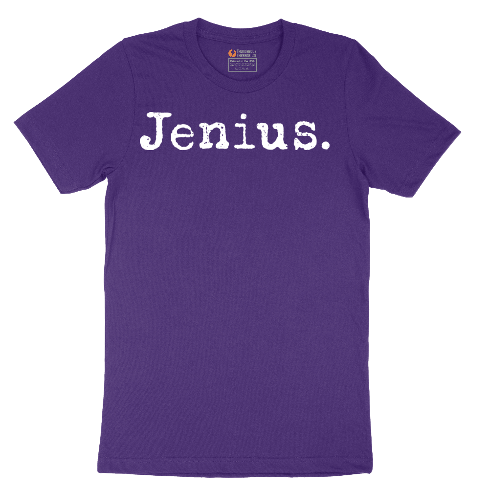 Jenius - Mens T-Shirt - Sizes S - 6XL