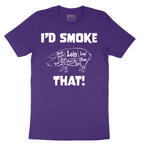 I'd Smoke That Pork Version - Mens T-Shirt - Sizes S - 6XL