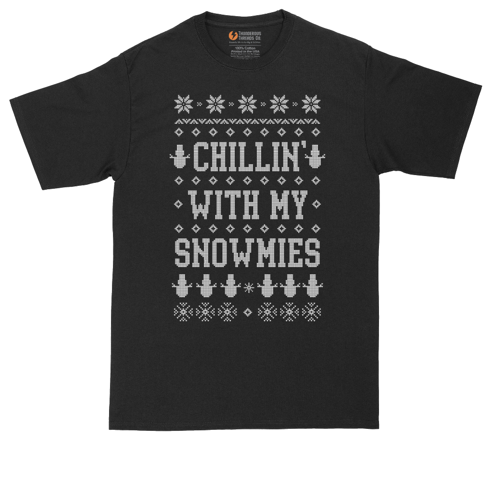 Chillin' with my Snowmies_Version 1 | Mens Tall T-Shirt