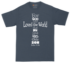 John 3:16 Cross | Mens Tall T-Shirt