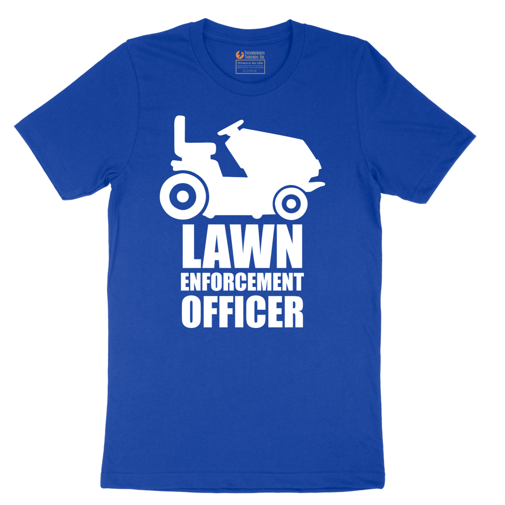 Lawn Enforcement Officer No Badge Version - Mens T-Shirt - Sizes S - 6XL