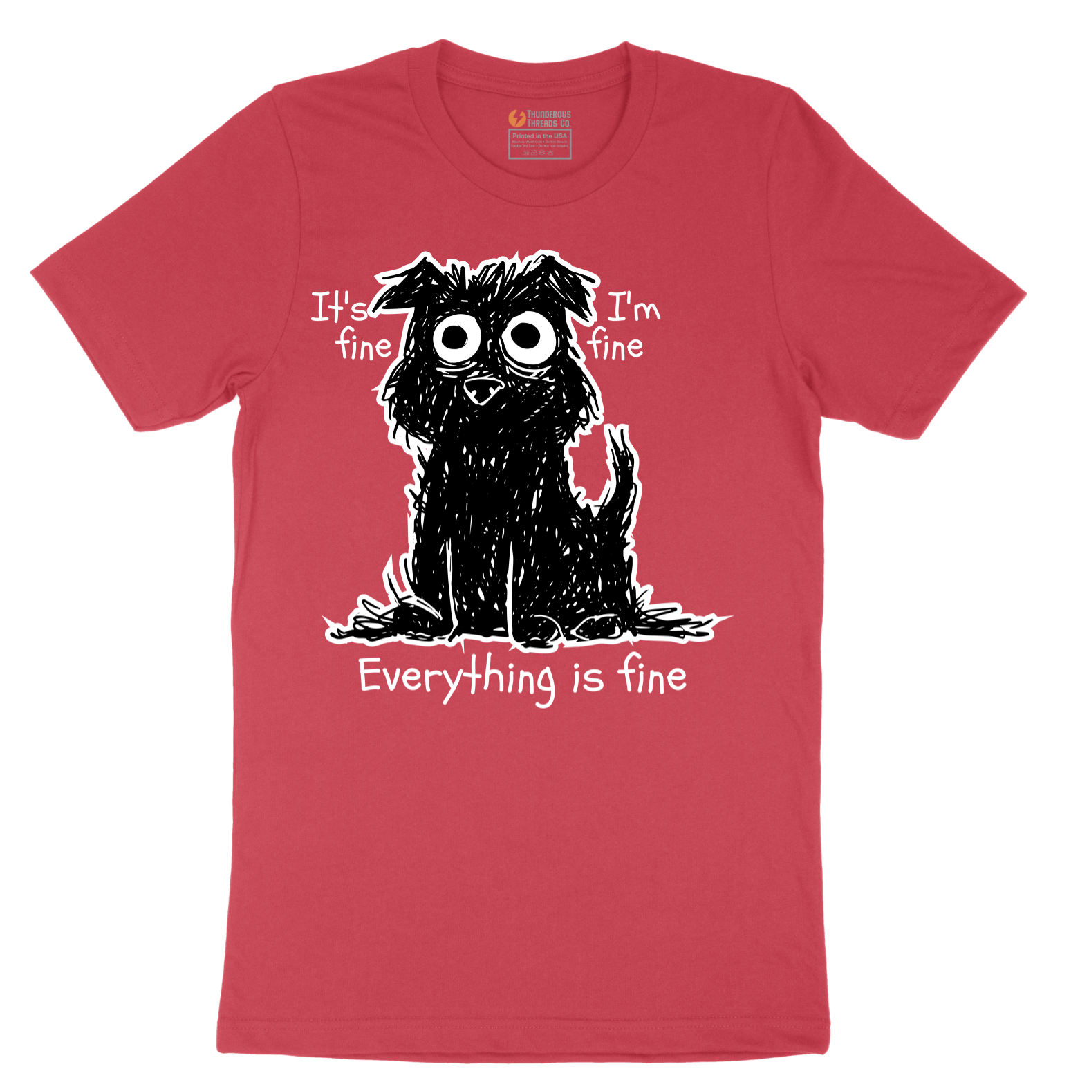 Stressed Dog Design - Mens T-Shirt - Sizes S - 6XL