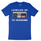 Leveled Up to Husband - Mens T-Shirt - Sizes S - 6XL