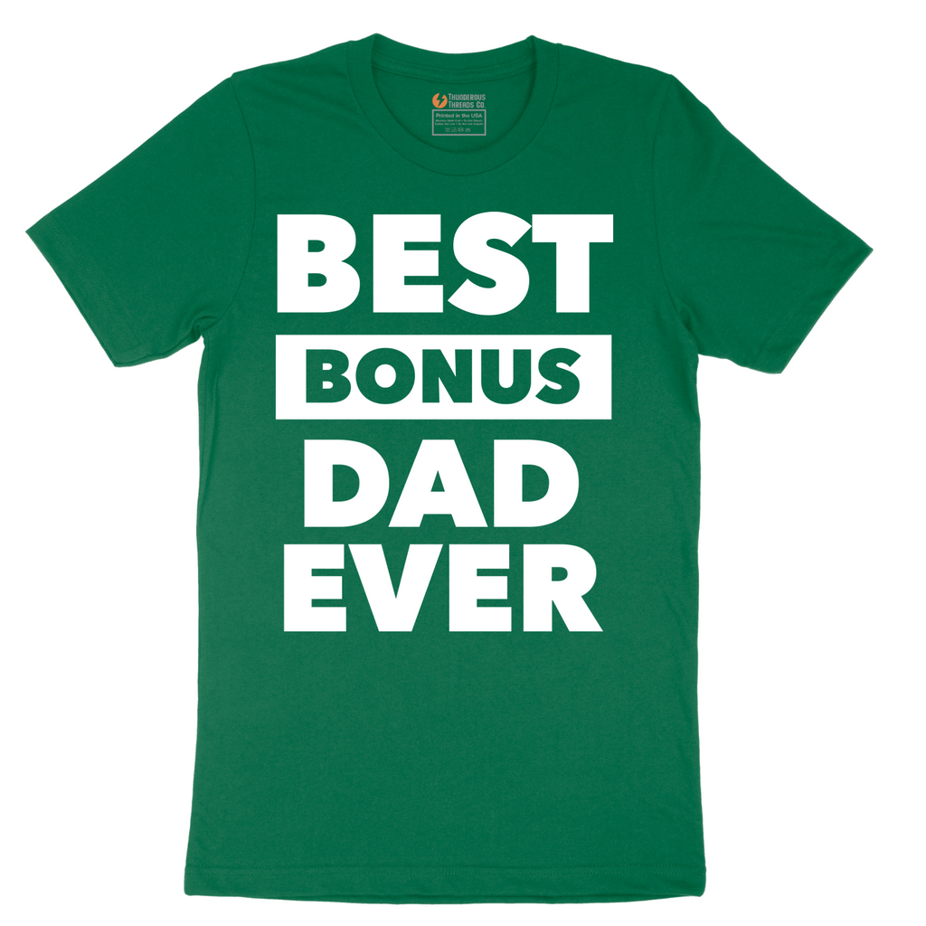 Best Bonus Dad - Mens T-Shirt - Sizes S - 6XL