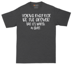 Vodka May Not be the Answer but Its Worth a Shot | Mens Tall T-Shirt