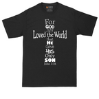 John 3:16 Cross | Mens Tall T-Shirt