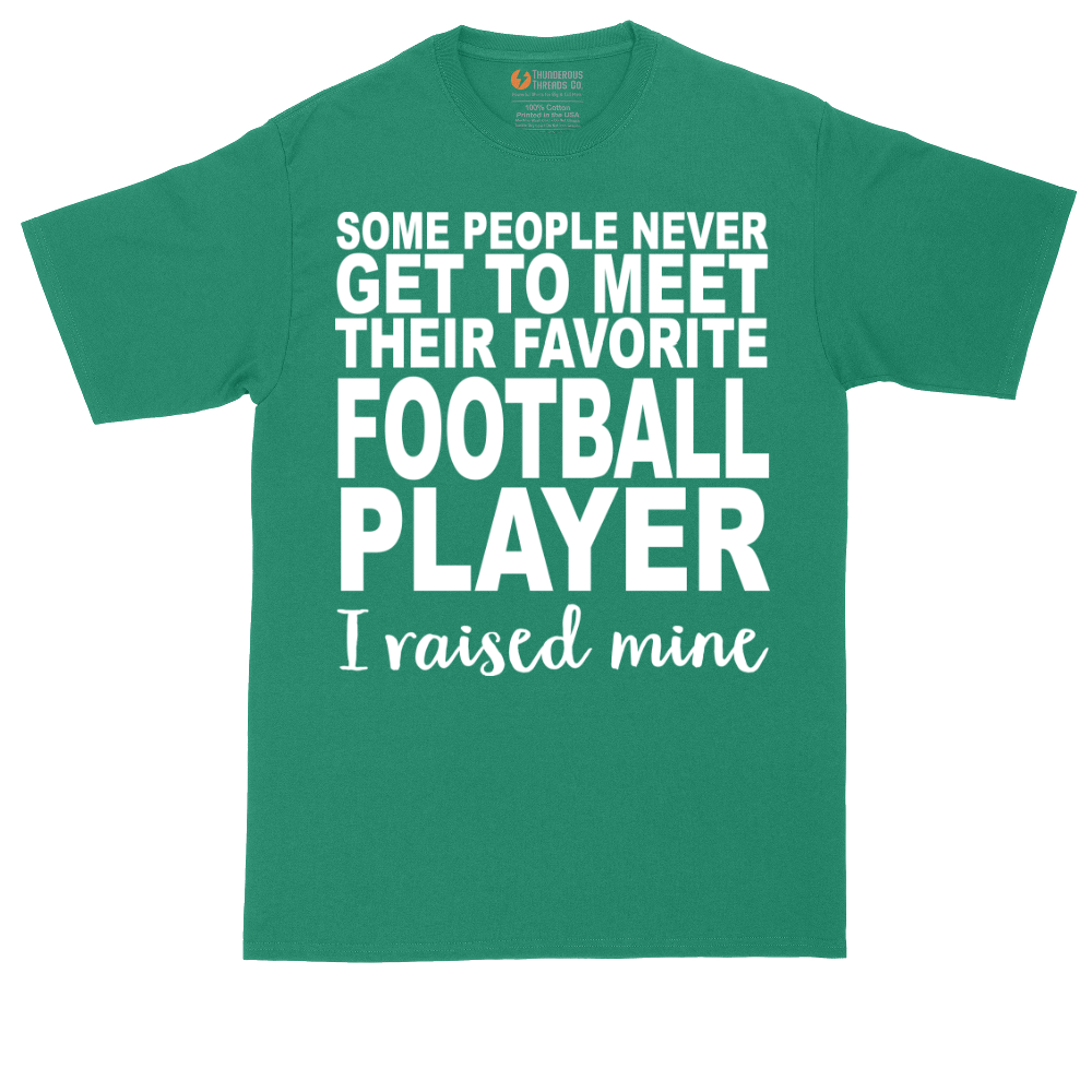Football Player_I Raised Mine | Mens Tall T-Shirt