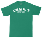 Live By Faith | Mens Tall T-Shirt