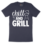 Chill and Grill - Mens T-Shirt - Sizes S - 6XL