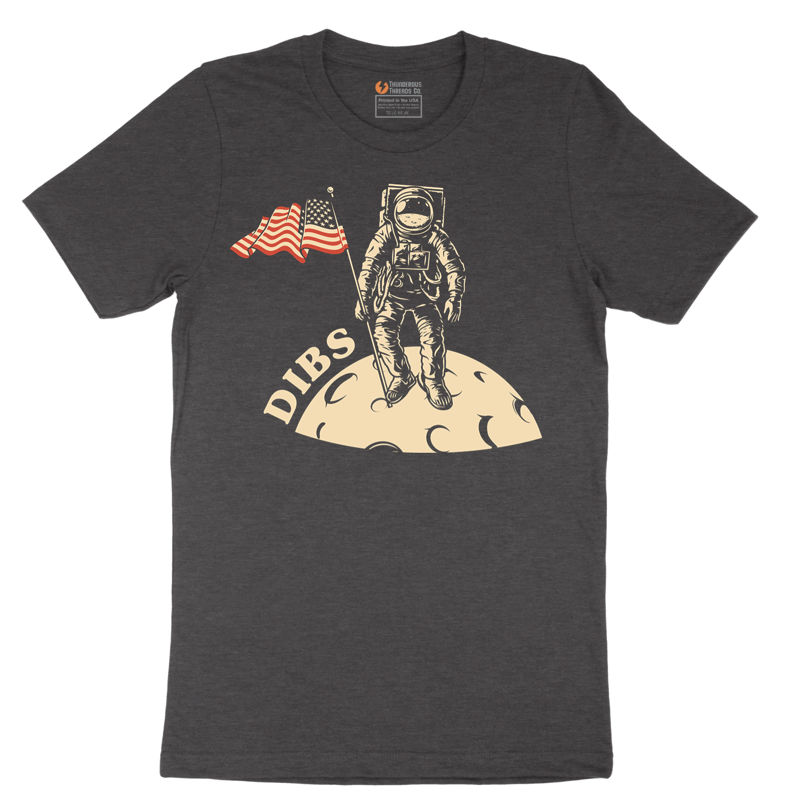 Dibs America Moon Landing - Mens T-Shirt - Sizes S - 6XL