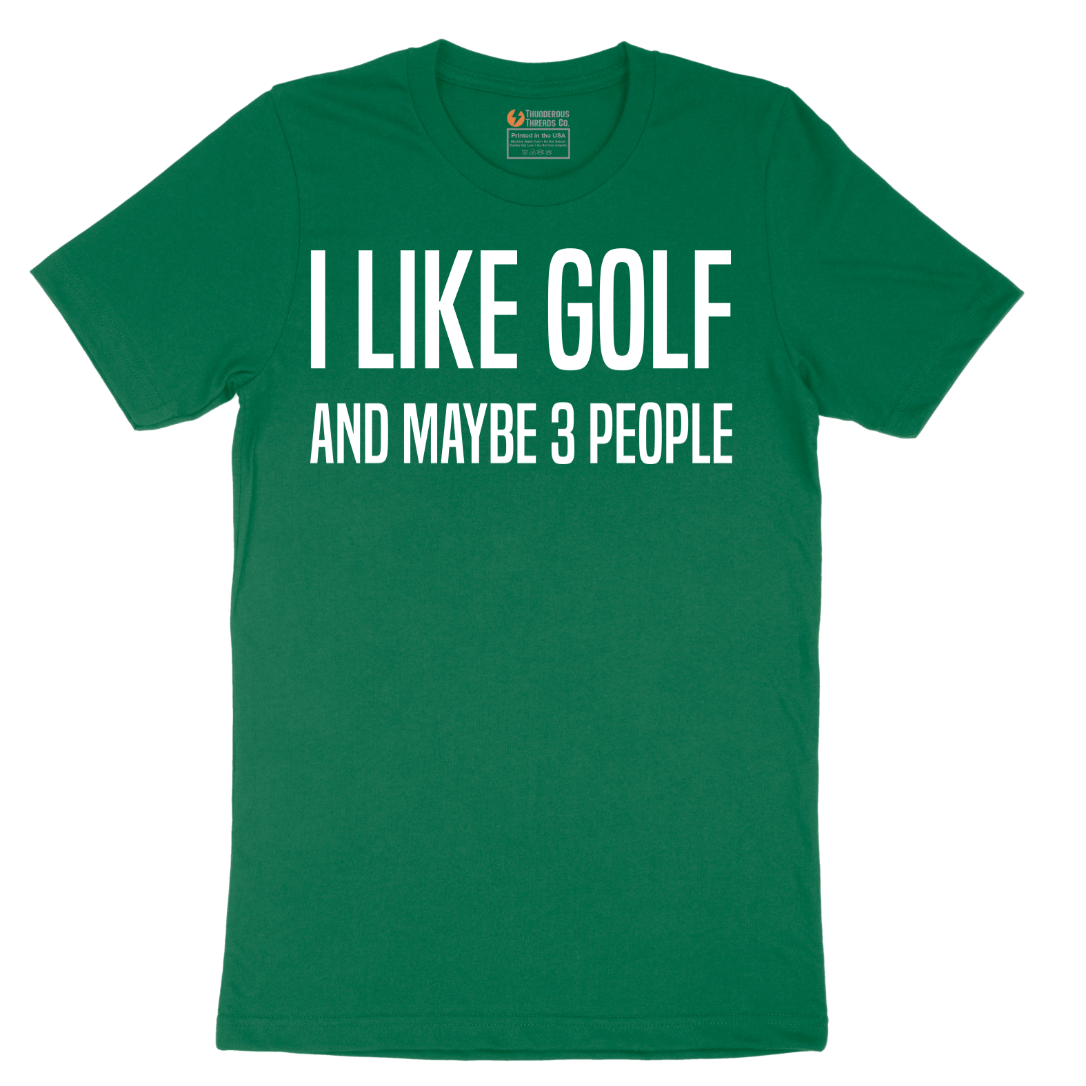 I Like Golf and Maybe 3 People - Mens T-Shirt - Sizes S - 6XL