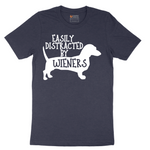 Easily Distracted by Weiners - Mens T-Shirt - Sizes S - 6XL