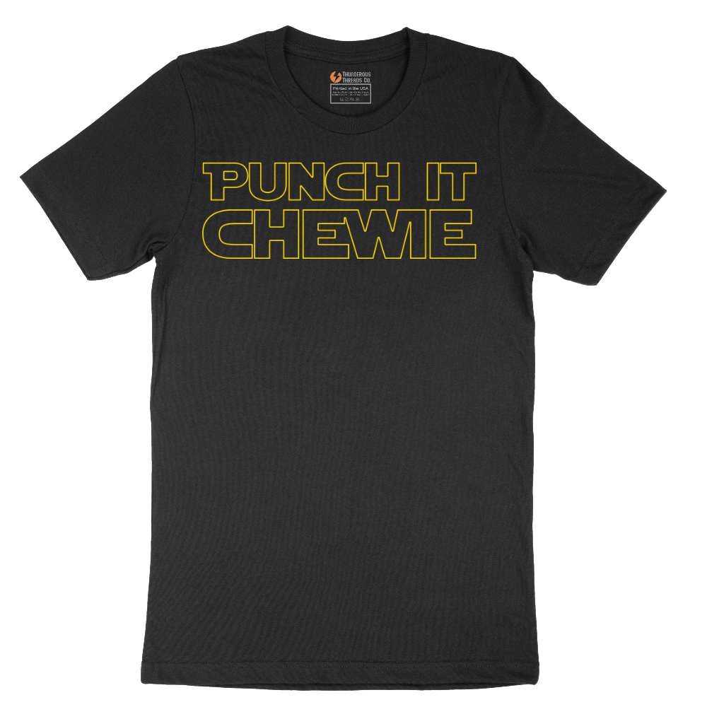 Punch It Chewie - Mens T-Shirt - Sizes S - 6XL