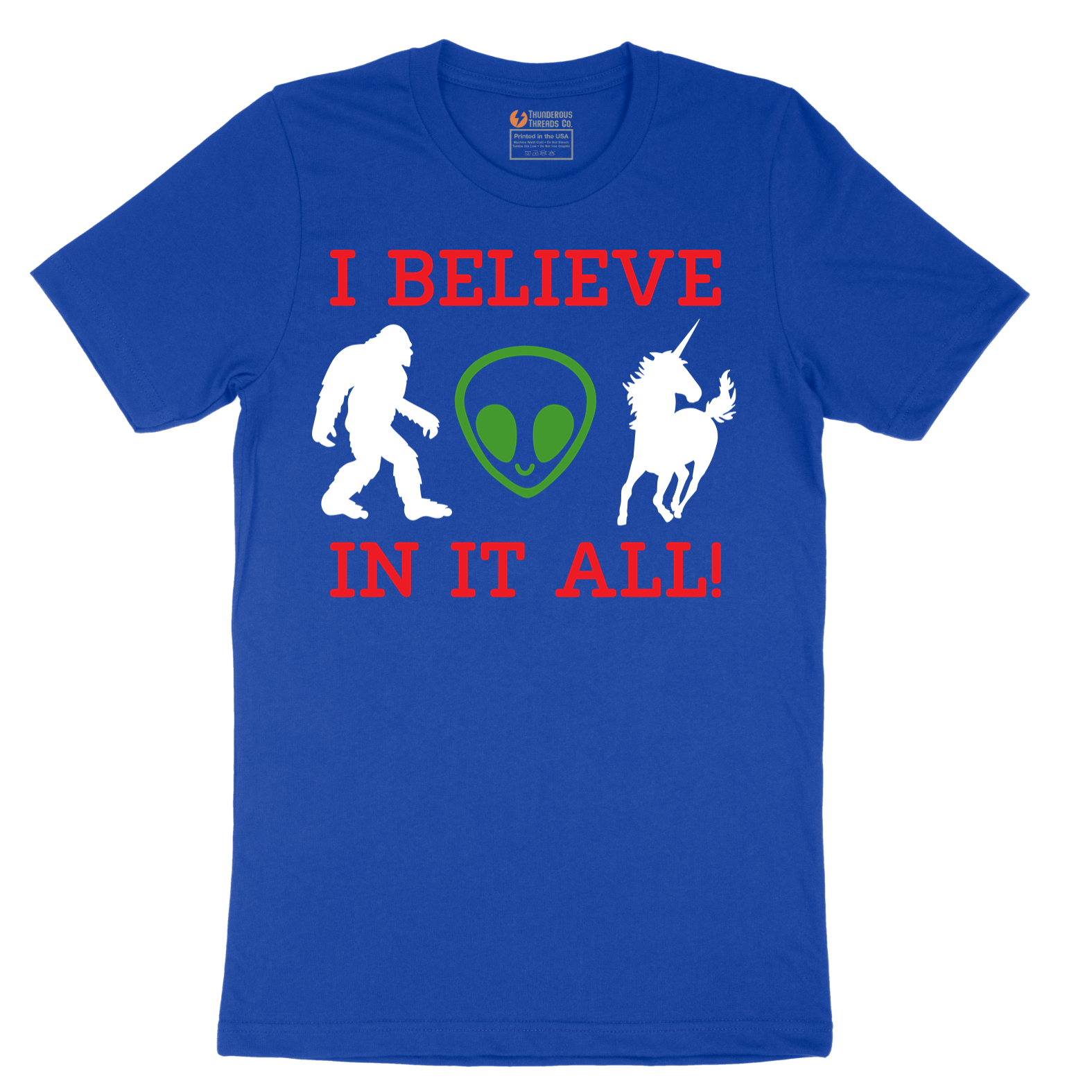 I Believe in It All - Mens T-Shirt - Sizes S - 6XL