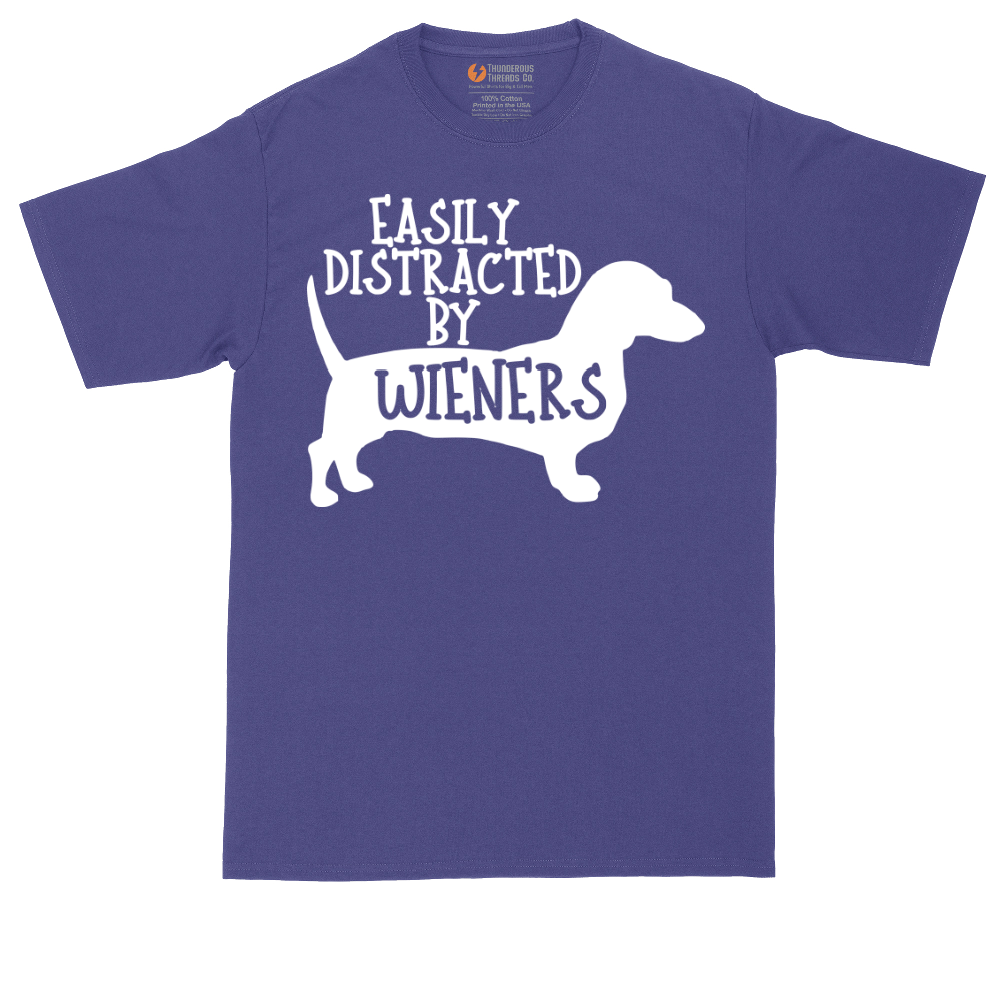 Easily Distracted by Weiners | Mens Tall T-Shirt