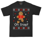Oh Snap Ugly Christmas Sweater | Mens Tall T-Shirt