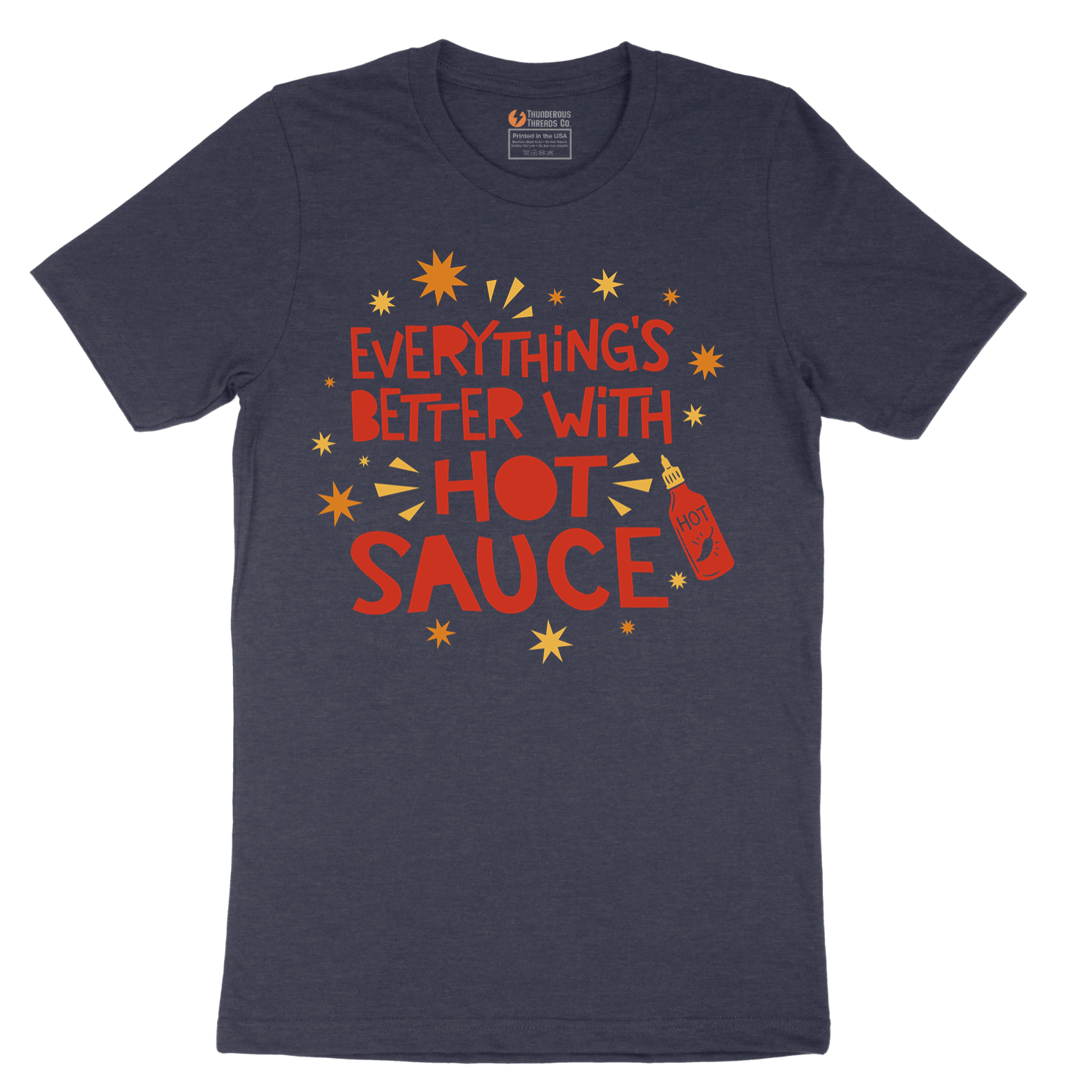 Everythings Better with Hot Sauce - Mens T-Shirt - Sizes S - 6XL