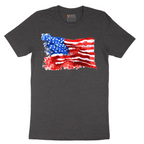 USA Flag Grunge - Mens T-Shirt - Sizes S - 6XL