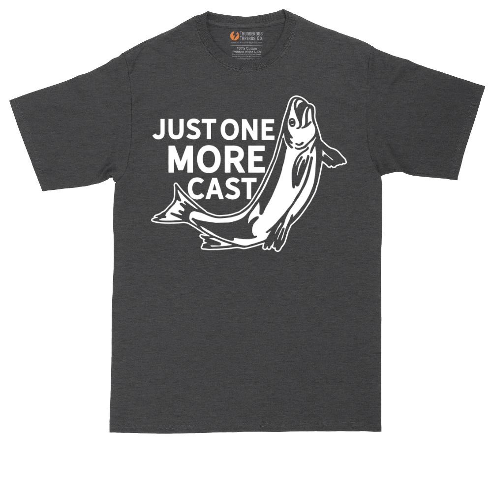 Just One More Cast | Mens Tall T-Shirt