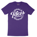 Inhale Tacos Exhale Negativity - Mens T-Shirt - Sizes S - 6XL