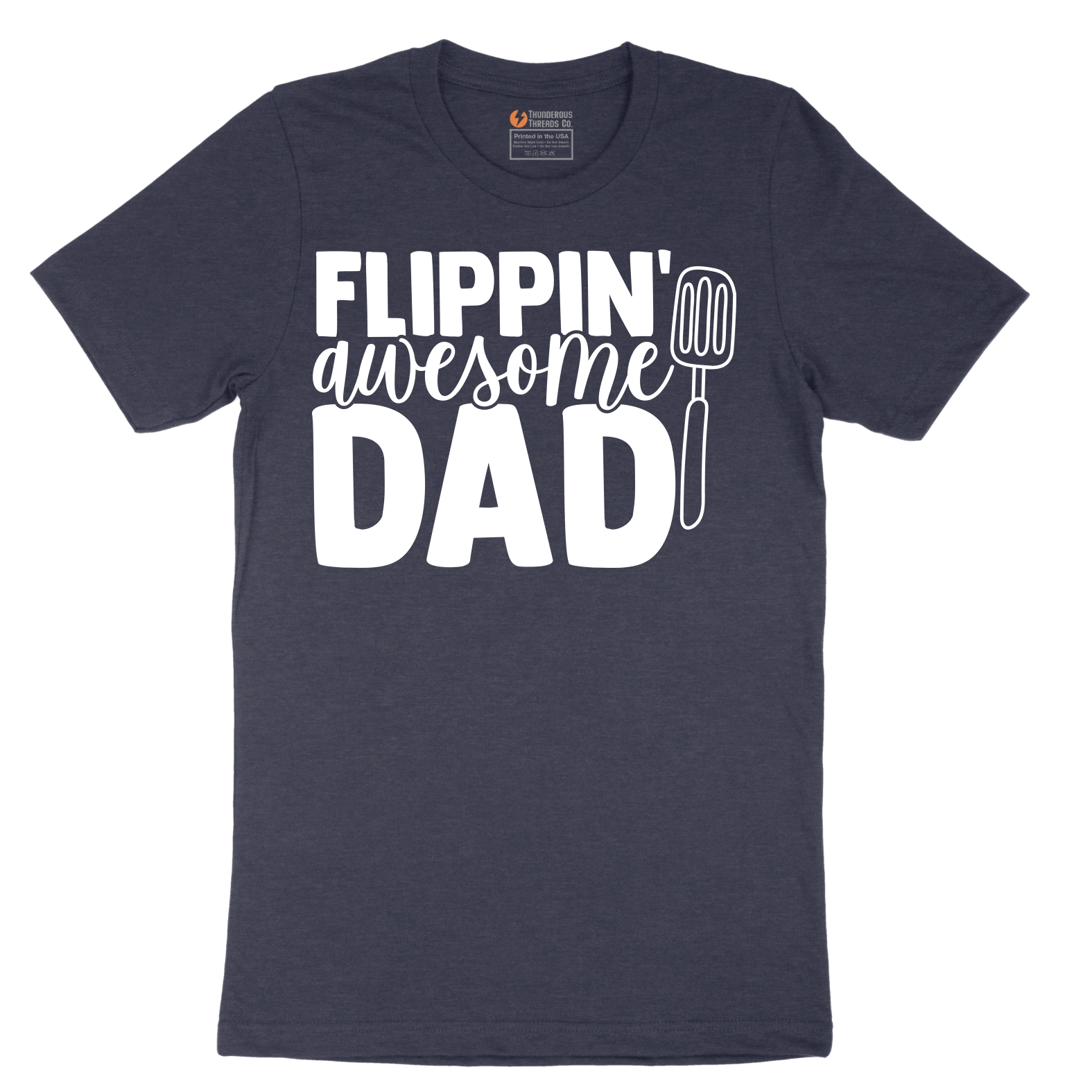 Flipping Awesome Dad_White - Mens T-Shirt - Sizes S - 6XL