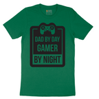Dad my Day Gamer by Night - Mens T-Shirt - Sizes S - 6XL