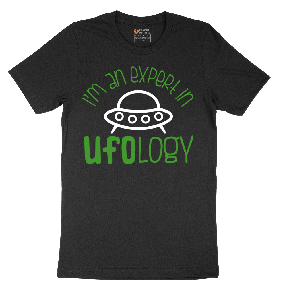I Am an Expert in UFOology - Mens T-Shirt - Sizes S - 6XL