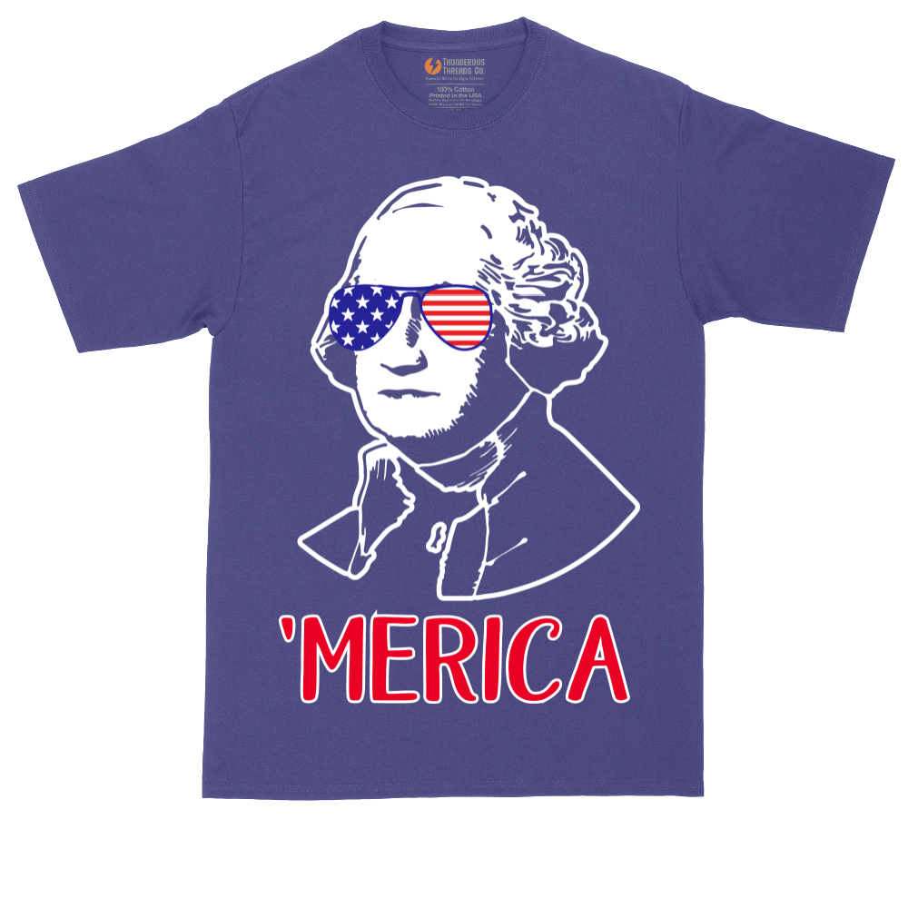 Merica George Washington | Mens Tall T-Shirt