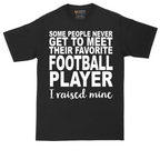 Football Player_I Raised Mine | Mens Tall T-Shirt