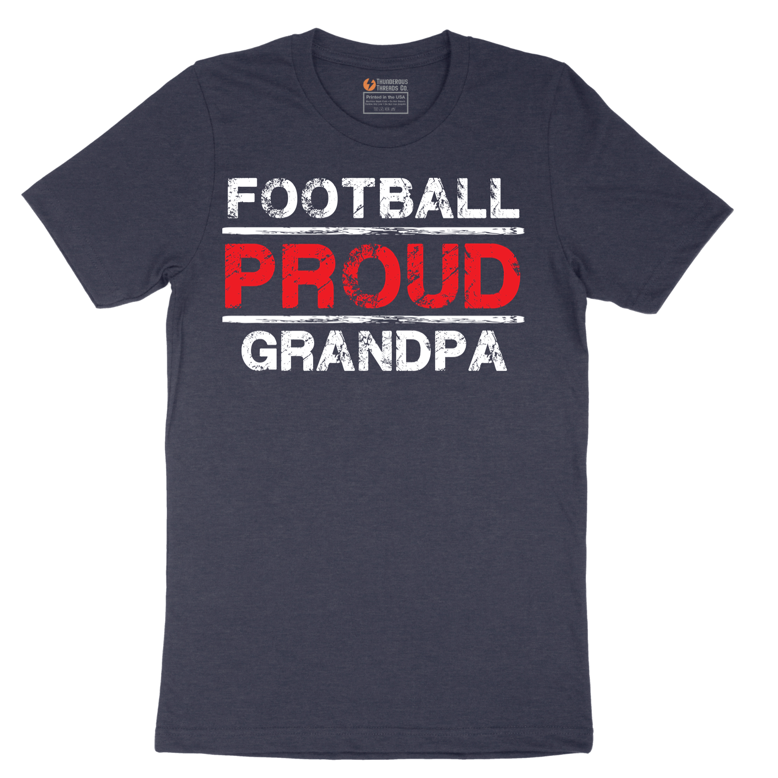 Proud Football Grandpa - Mens T-Shirt - Sizes S - 6XL