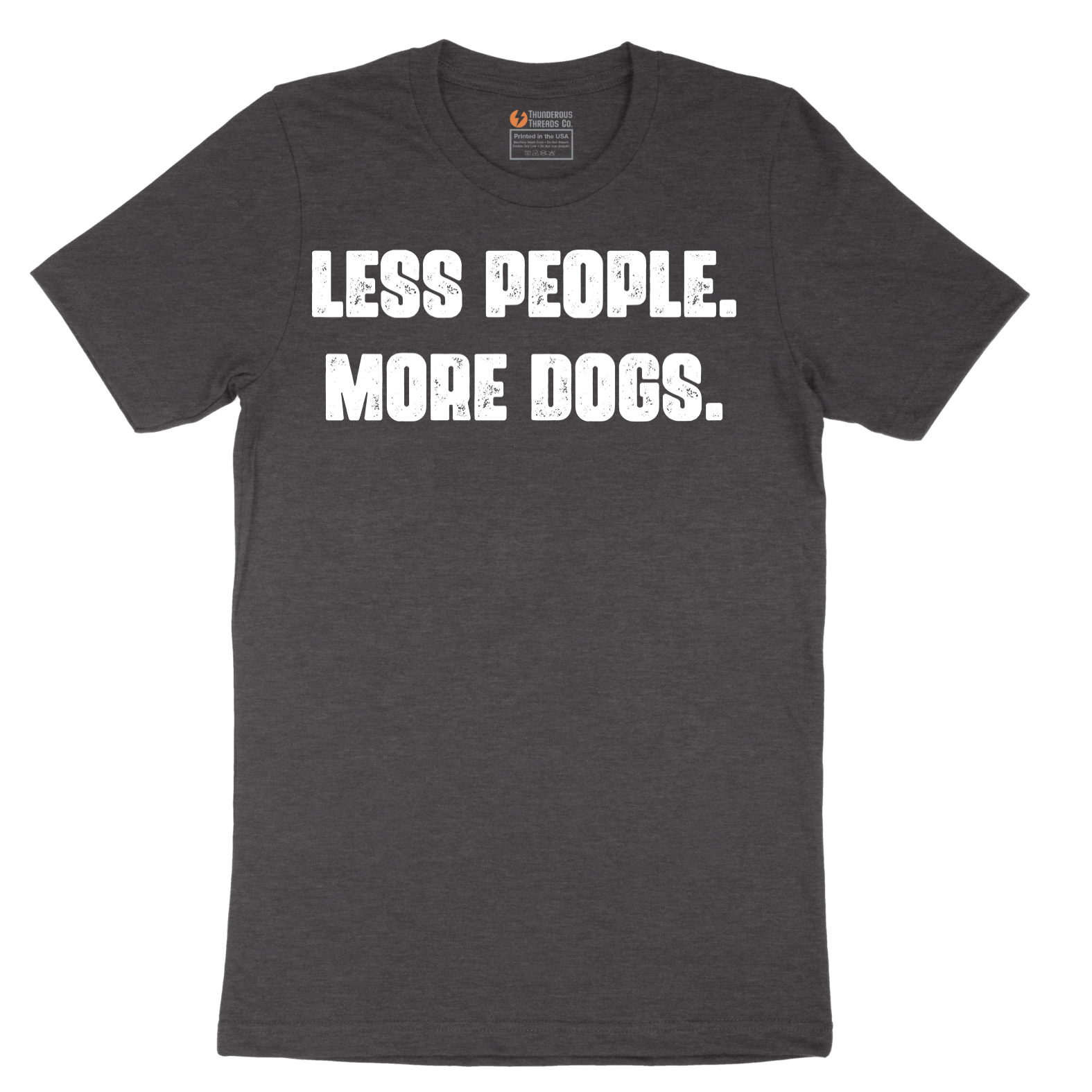 Less People More Dogs - Mens T-Shirt - Sizes S - 6XL