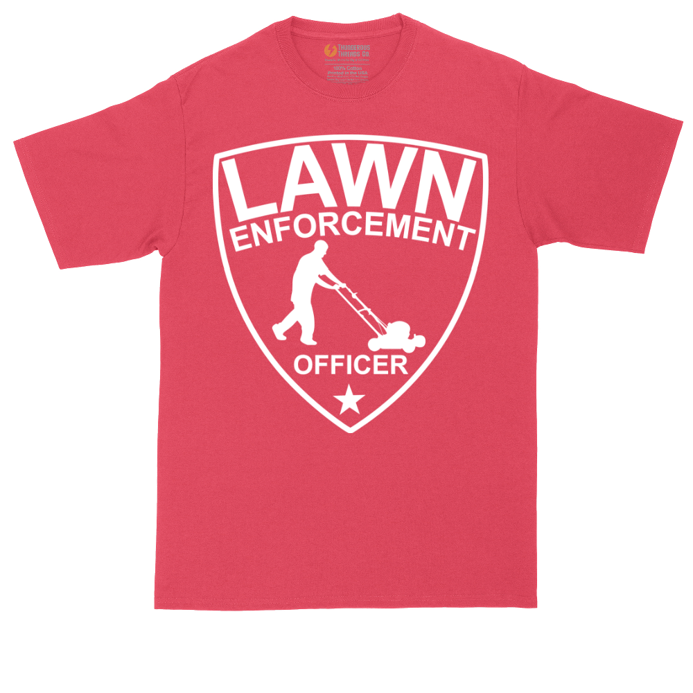 Lawn Enforcement Officer_Push Mower Version | Mens Tall T-Shirt