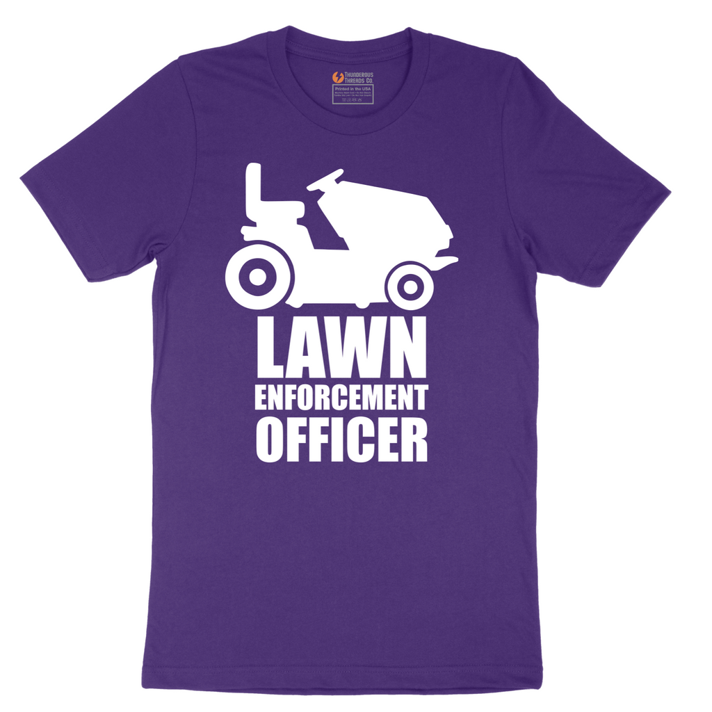 Lawn Enforcement Officer No Badge Version - Mens T-Shirt - Sizes S - 6XL