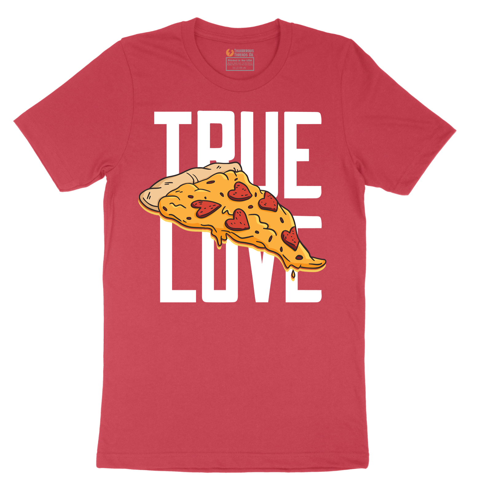 True Love Pizza - Mens T-Shirt - Sizes S - 6XL