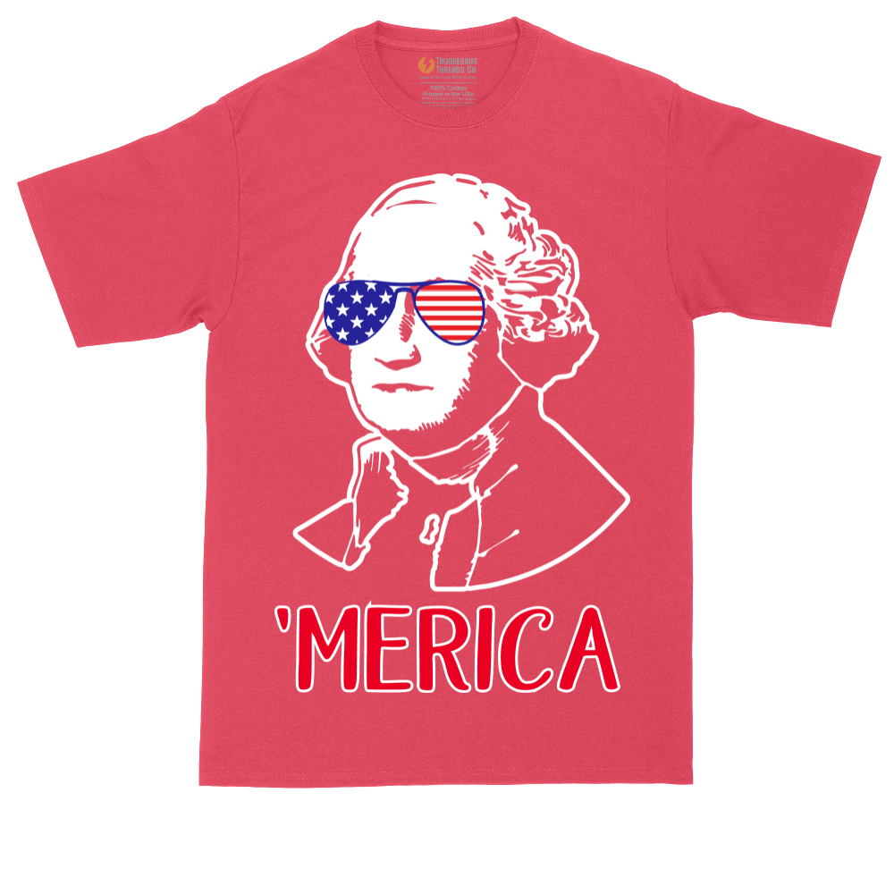 Merica George Washington | Mens Tall T-Shirt